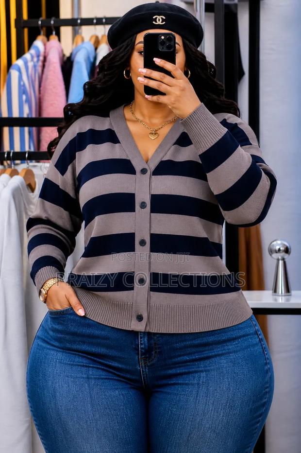 Stripped Turkey Quality Cardigan