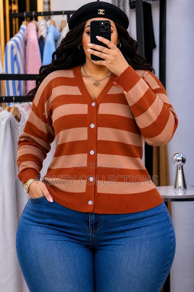 Stripped Turkey Quality Cardigan - thumbnail 3