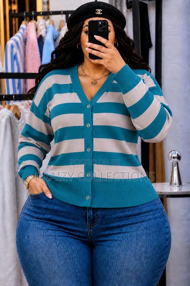 Stripped Turkey Quality Cardigan - thumbnail 6