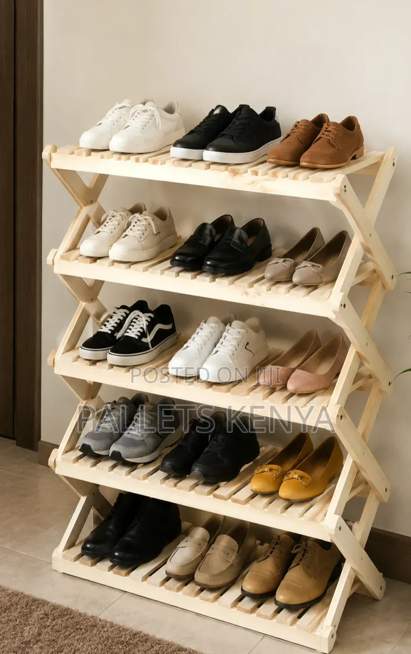 Shoe Rack – Modern Pallet Shoe Rack, .