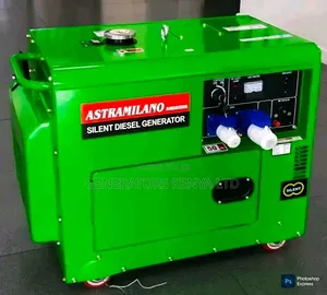 Brand New Astramilano Diesel Generator Closed Type Rated Output 7.5kva