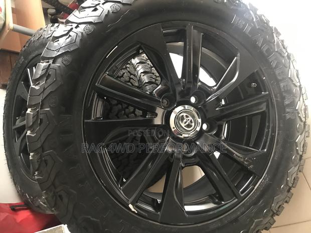 285/55/R20 Blackbear All-Terrain Tires + Lc200 Rims