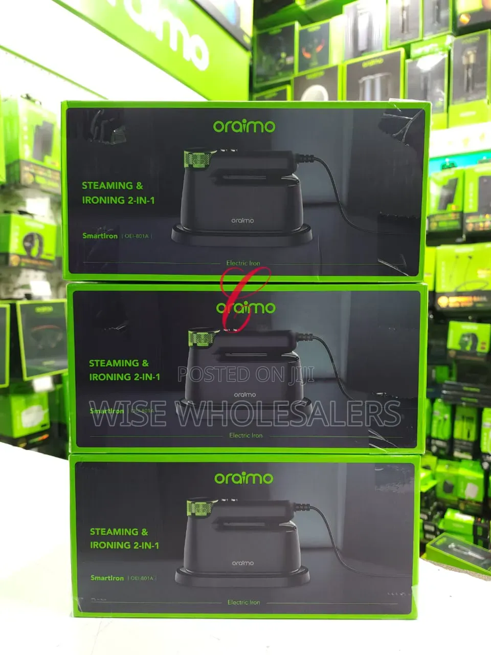 Oraimo Smart Iron Oei-801a 1740w Steaming Ironing 2-in-1 Electric