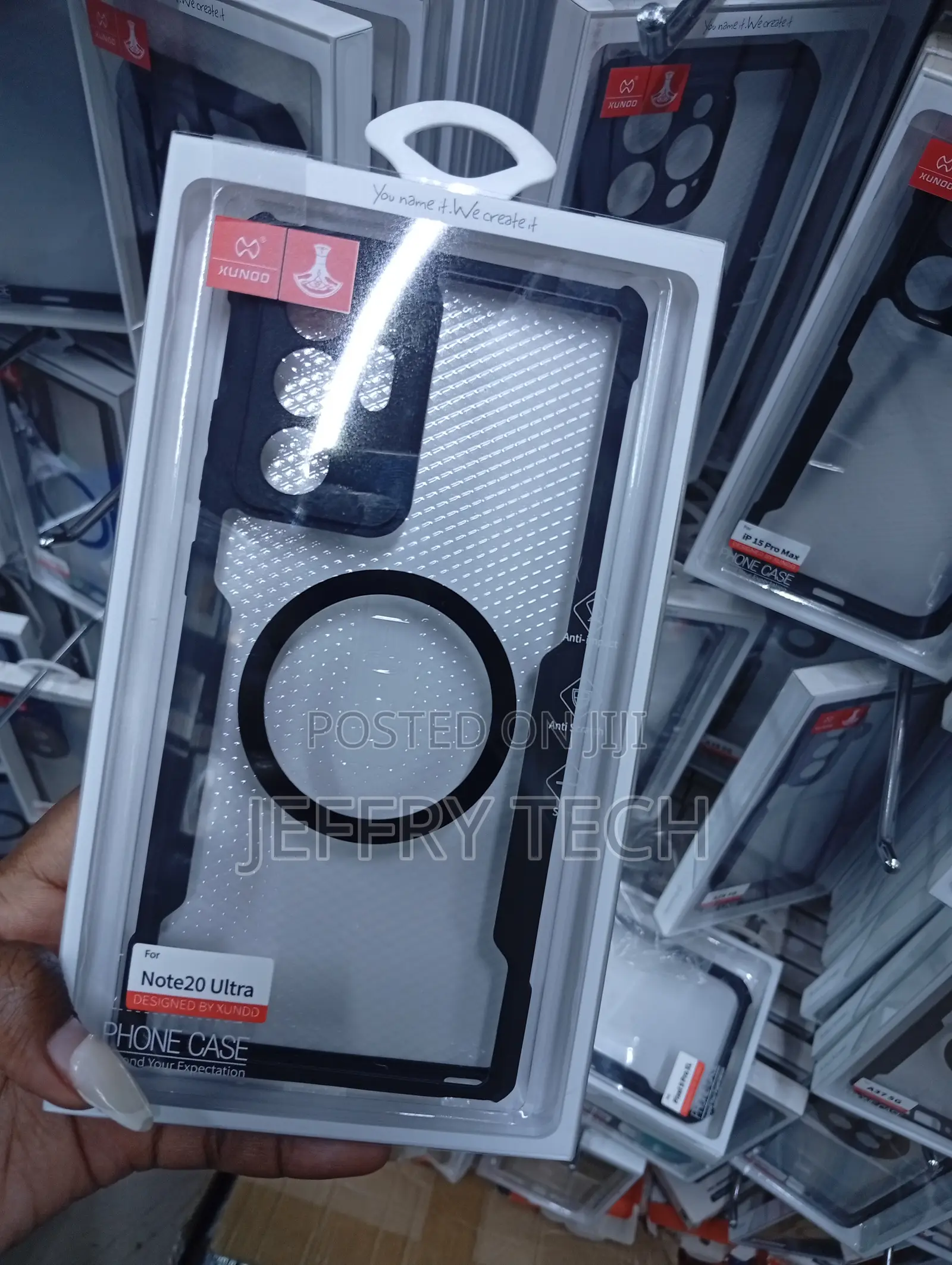 Samsung Galaxy Note20 Ultra Full-Coverage Black Cutout Block Cover