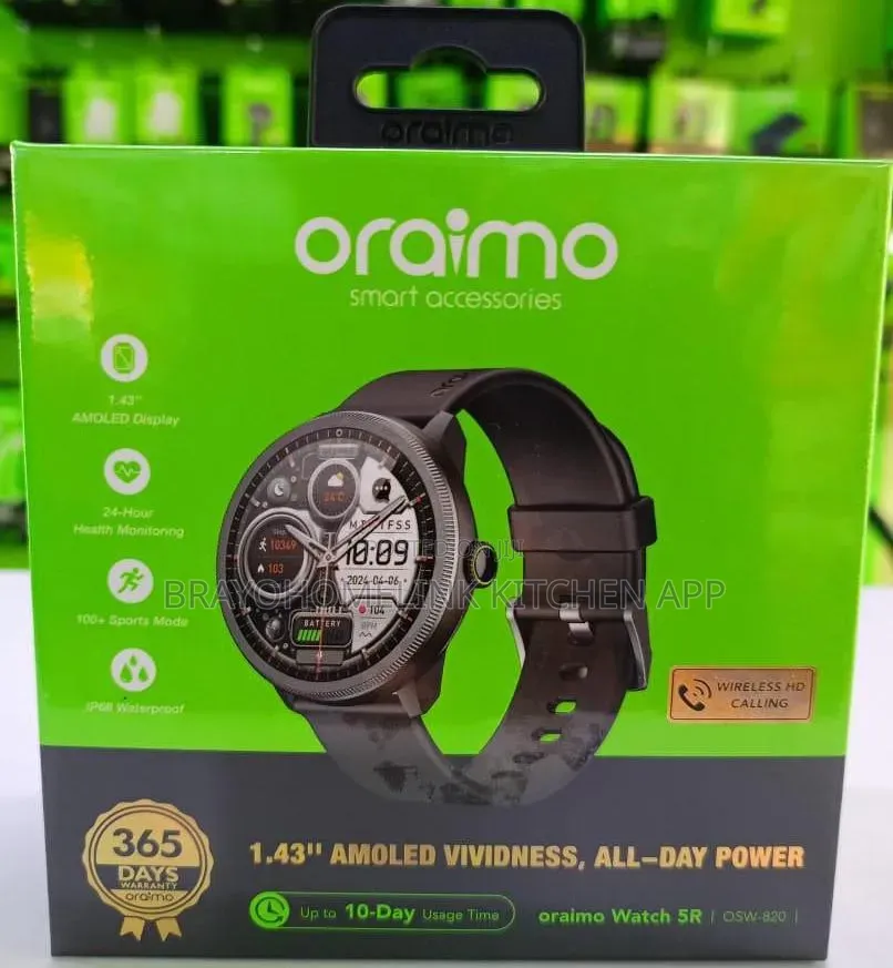 *Oraimo Watch 5r Osw-820 Amoled*