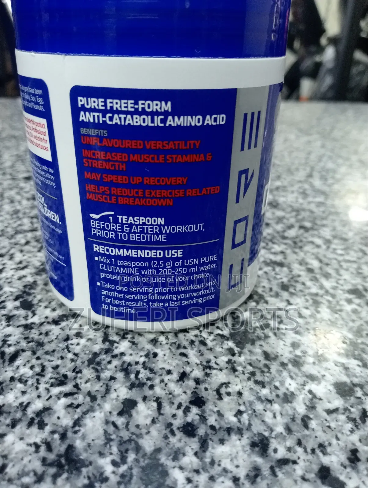 Usn Pure Glutamine : Pure Muscle Recovery Powder 200g