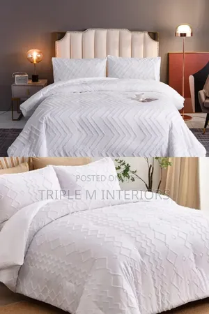 Pure Cotton Ultra-Soft Tufted Wave Duvet