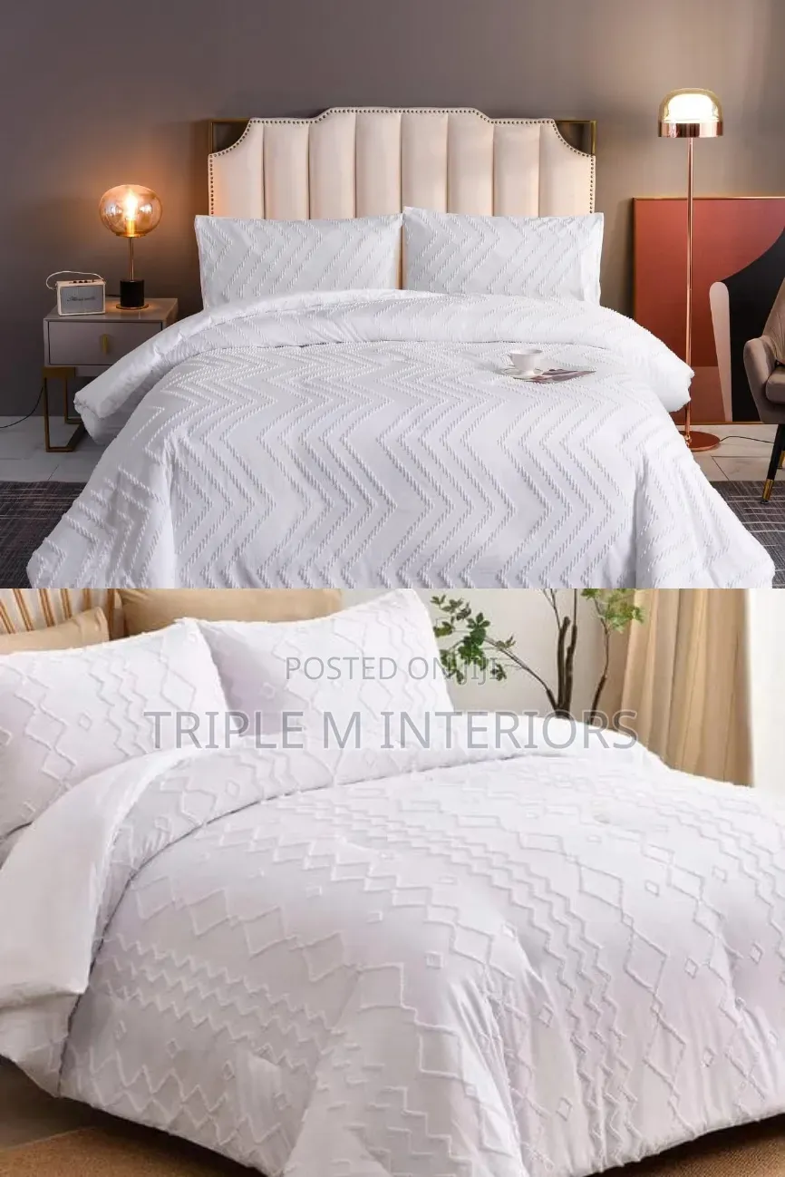 Pure Cotton Ultra-Soft Tufted Wave Duvet