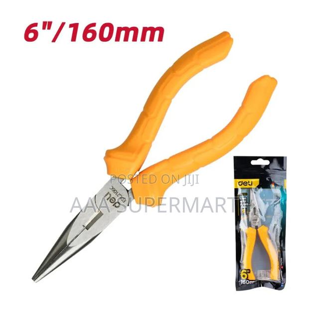 Deli Edl2106c 6′′ Long Nose Pliers