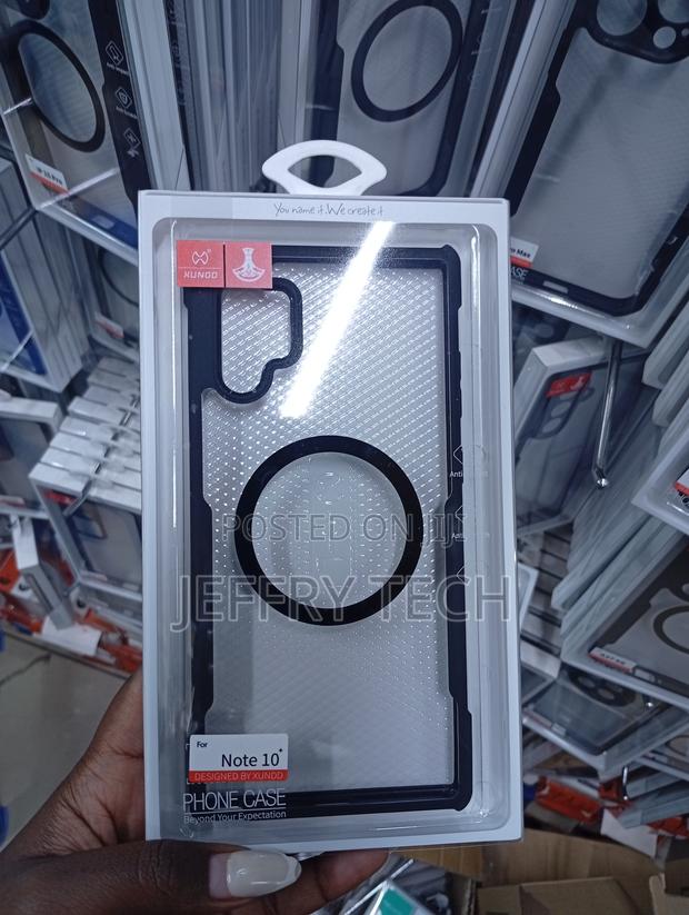 Samsung Galaxy Note 10 Clear Geometric-Patterned Back Case - main view
