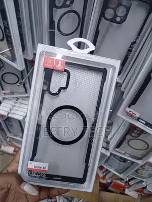 Samsung Galaxy Note 10 Built-in Black Magnetic Ring Case