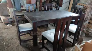 Black and White Dinning Table