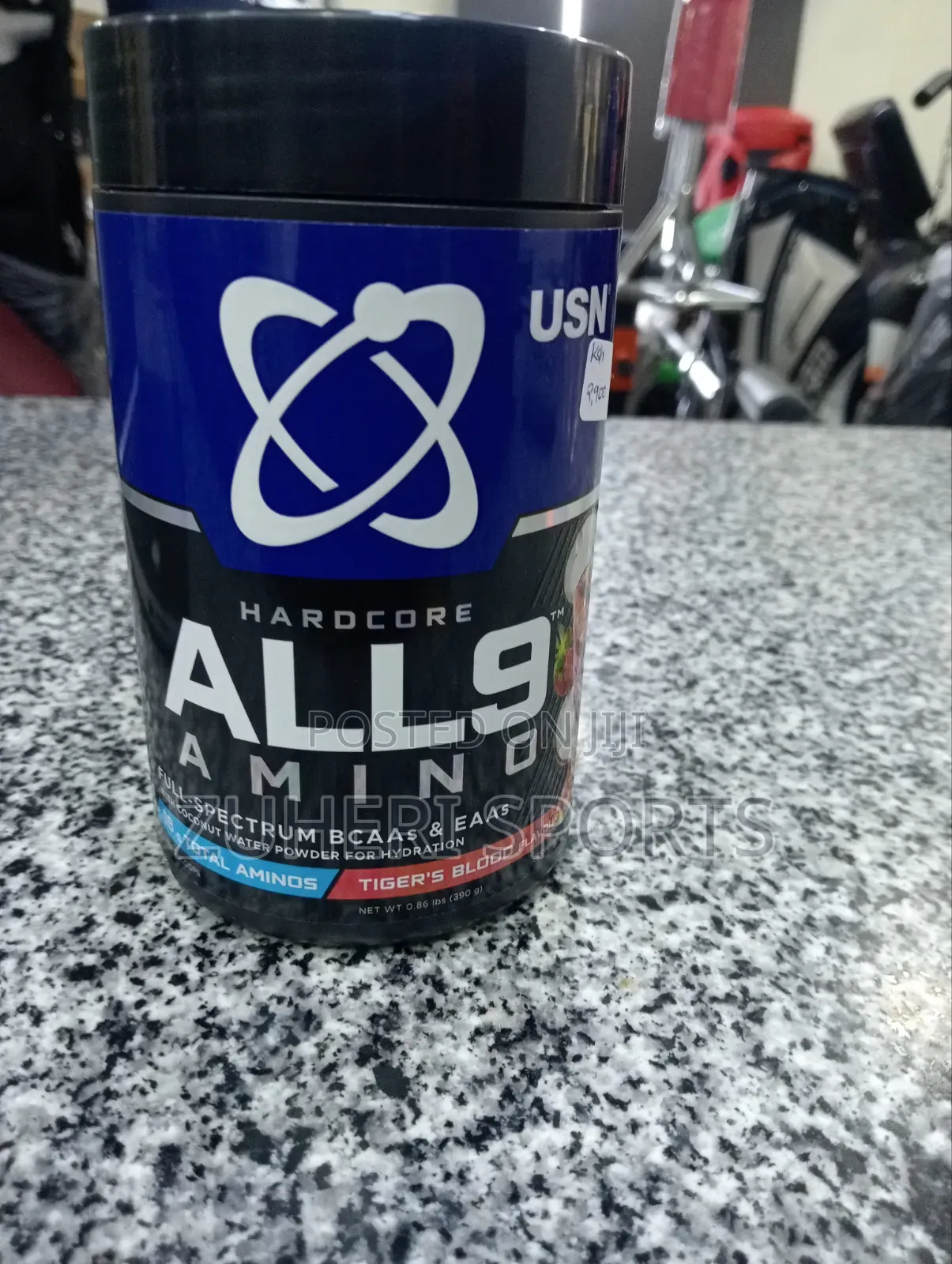 Hardcore All 9 Amino 390g :Tigers Blood Flavour
