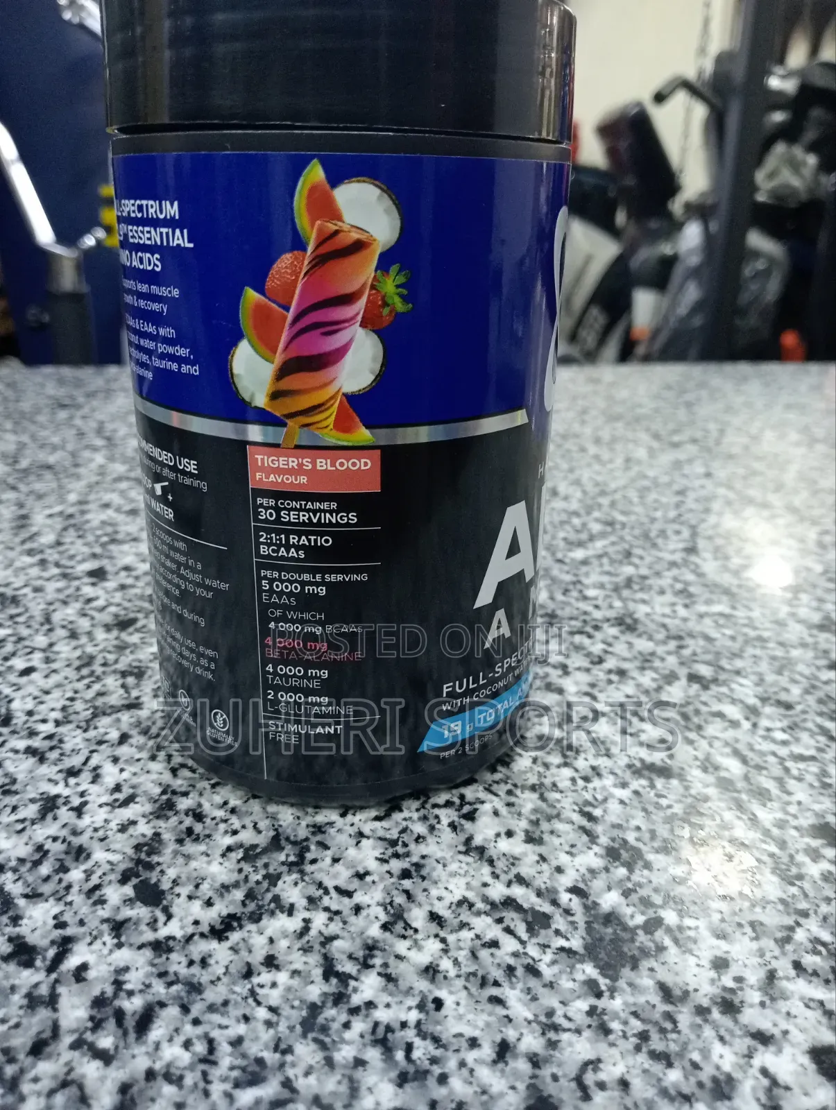 Hardcore All 9 Amino 390g :Tigers Blood Flavour