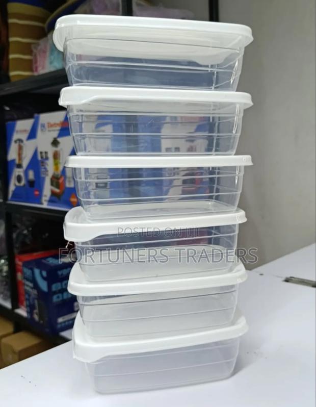 6 in 1 Storage Containers. - main view
