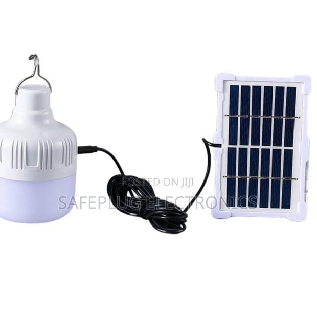 Bright Solar Lamp With Panel for Home and Camping