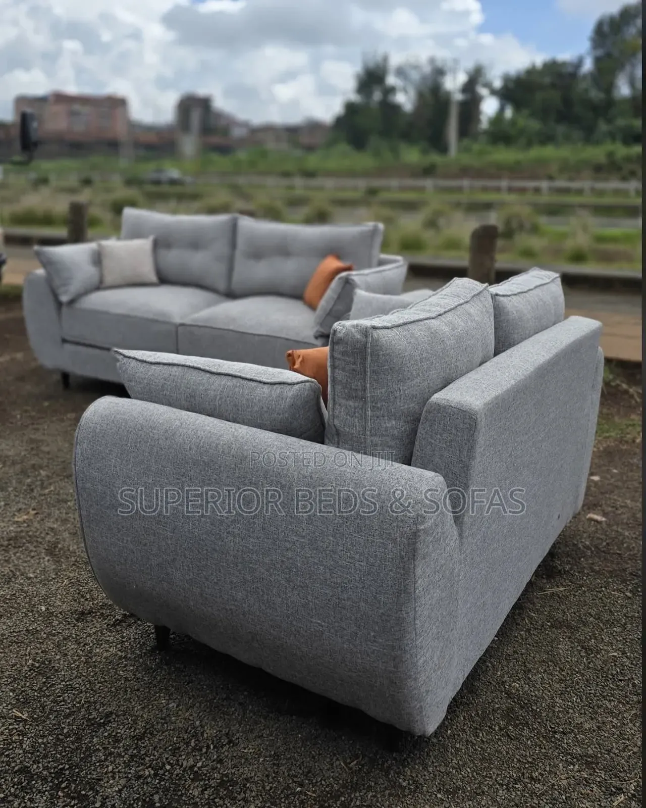 Modern 2 Seater Sofa