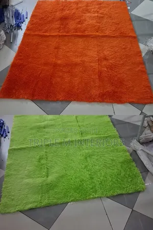 Washable Microfiber Plain Fluffy Home Rug