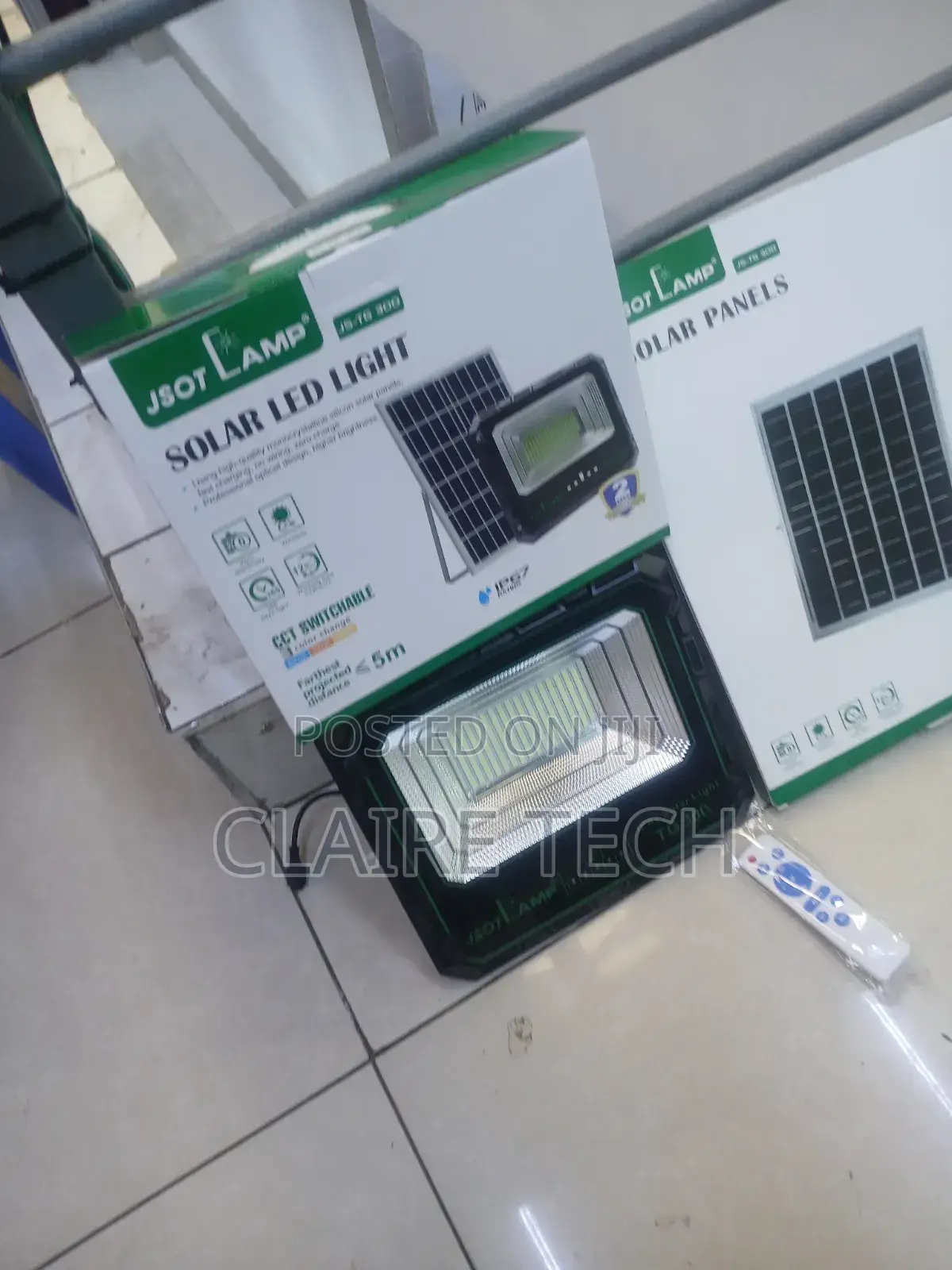 Jsot 300w Solar Powered Floodlight – Heavy Duty Outdoor Light