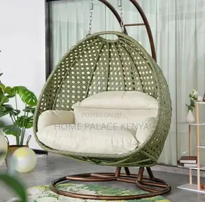 Outdoor Swing: Rattan Hanging Swing Chair for Two