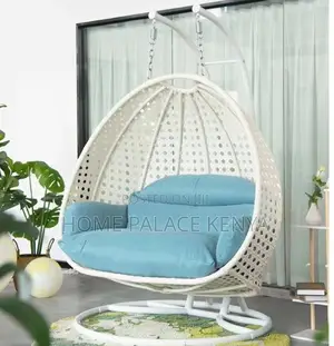 Outdoor Swing: Rattan Hanging Swing Chair for Two