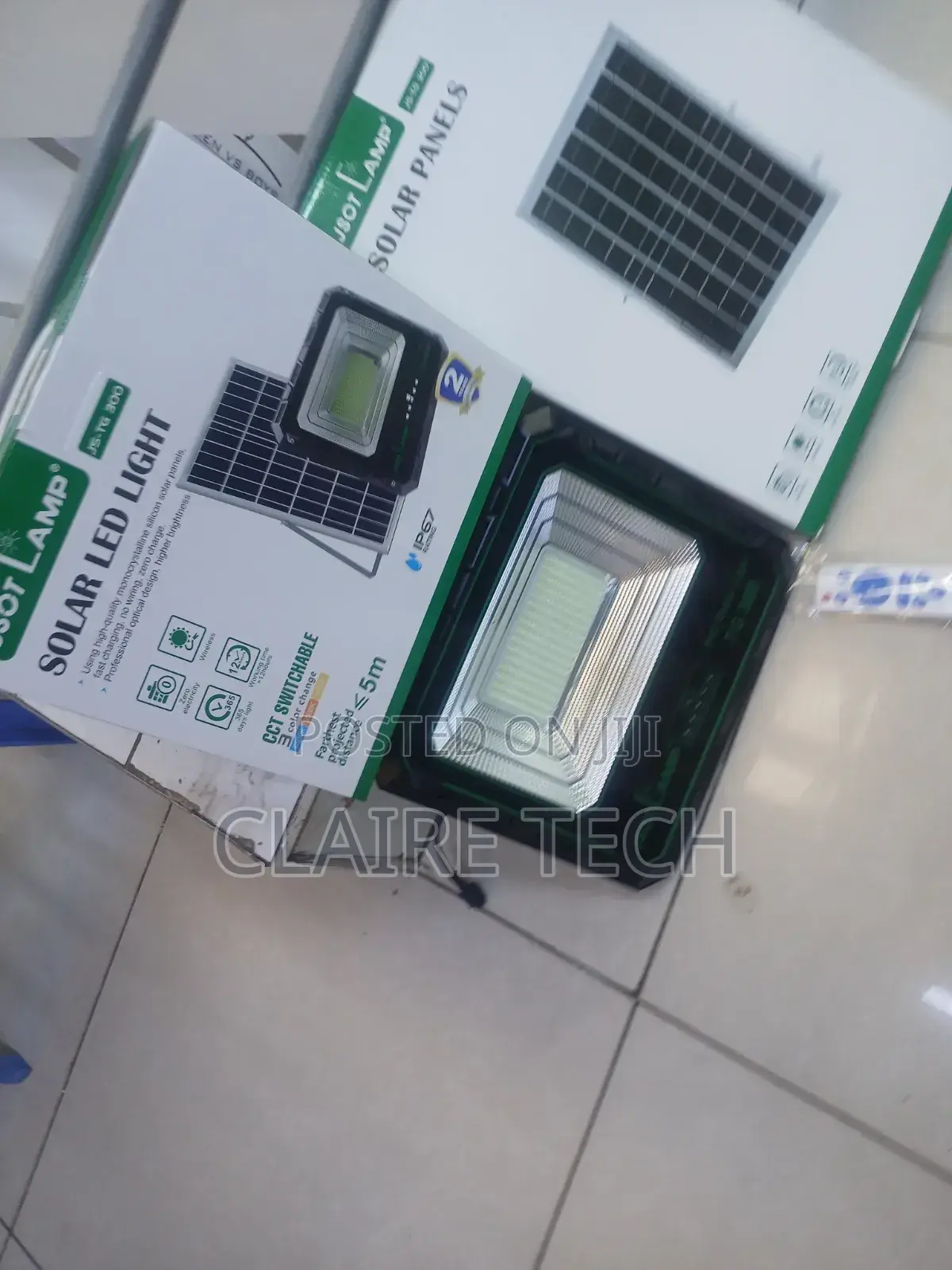 Jsot 300w Solar Powered Floodlight – Heavy Duty Outdoor Light