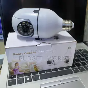 Smart 360 Degree Bulb CCTV Camera With Motion Detection and Mobile Acc