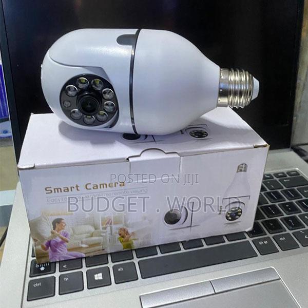 Smart 360 Degree Bulb CCTV Camera With Motion Detection and Mobile Acc