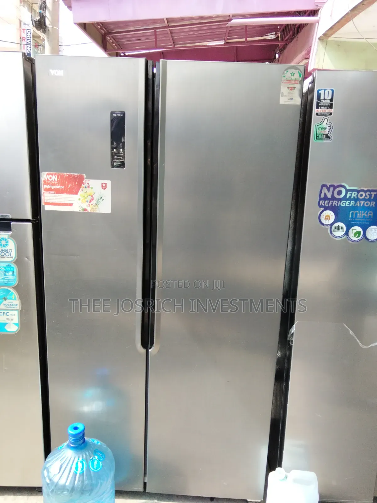 Mika Side by Side Refrigerator