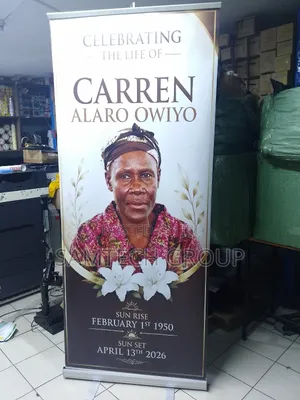 Strong and Firm Narrow Base Roll Up Printing