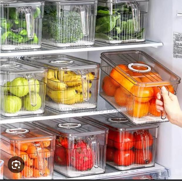 Acrylic Food Fridge Container Organizer