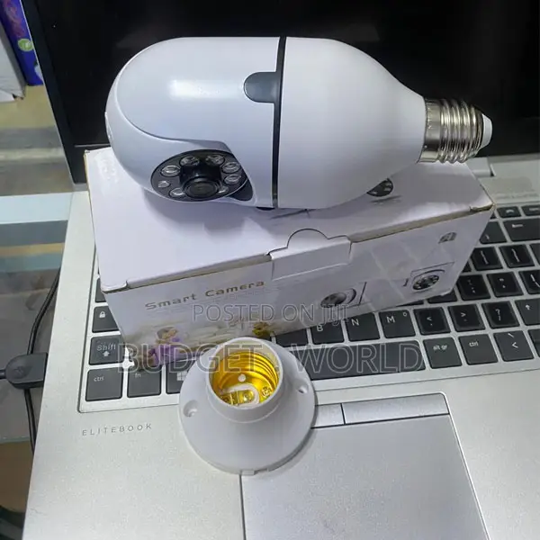 Full Hd Smart Bulb Camera With PTZ Rotation and Motion Alert System