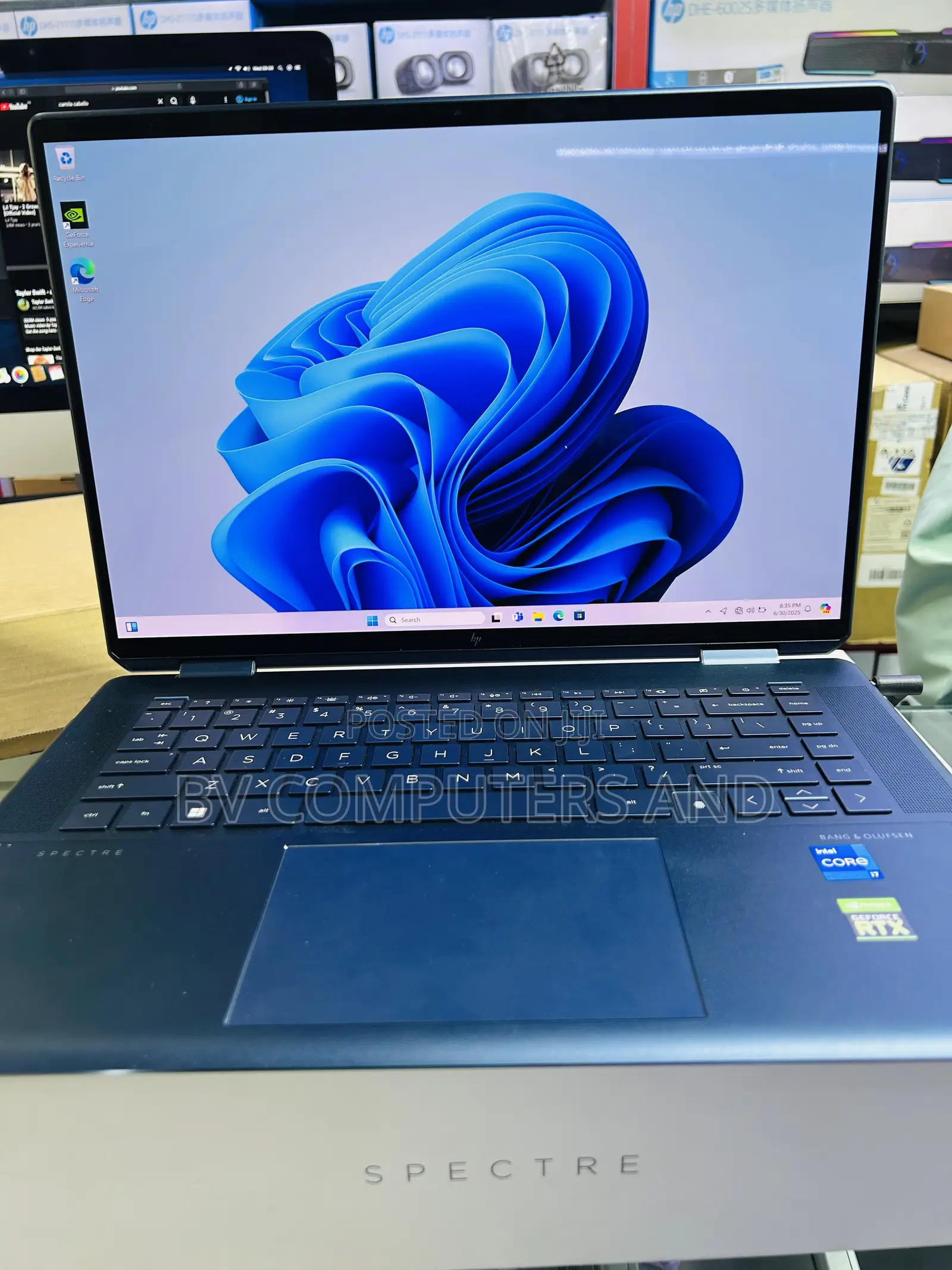 New Laptop HP Spectre X360 15 16GB Intel Core i7 SSD 512GB