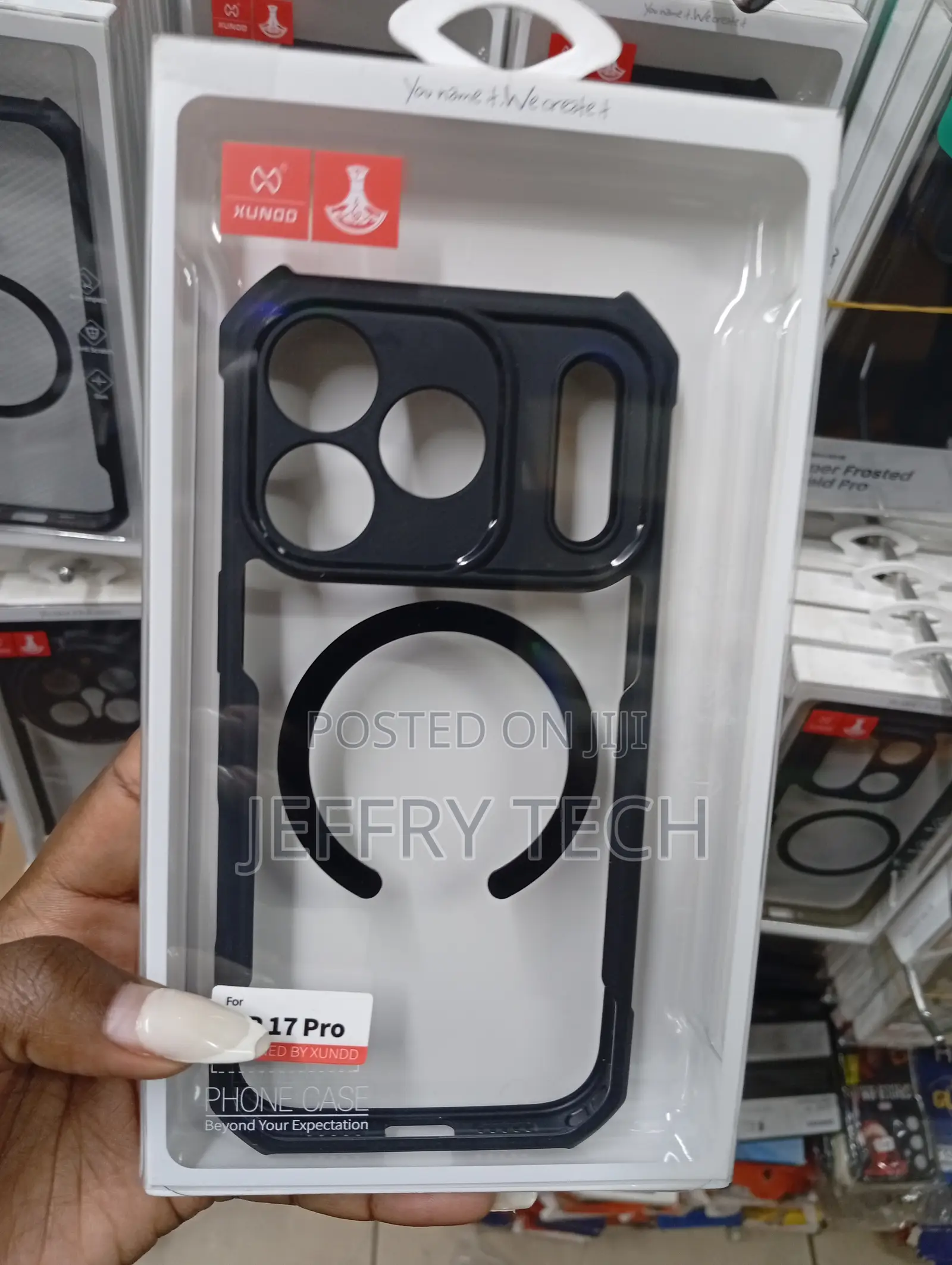 iPhone 17 Pro Txundo Airbag Magnetic Shockproof Bumper Shell Case