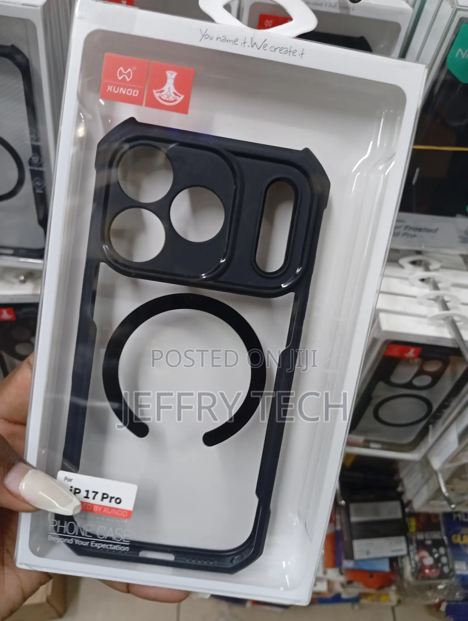 iPhone 17 Pro Txundo Airbag Magnetic Shockproof Bumper Shell Case