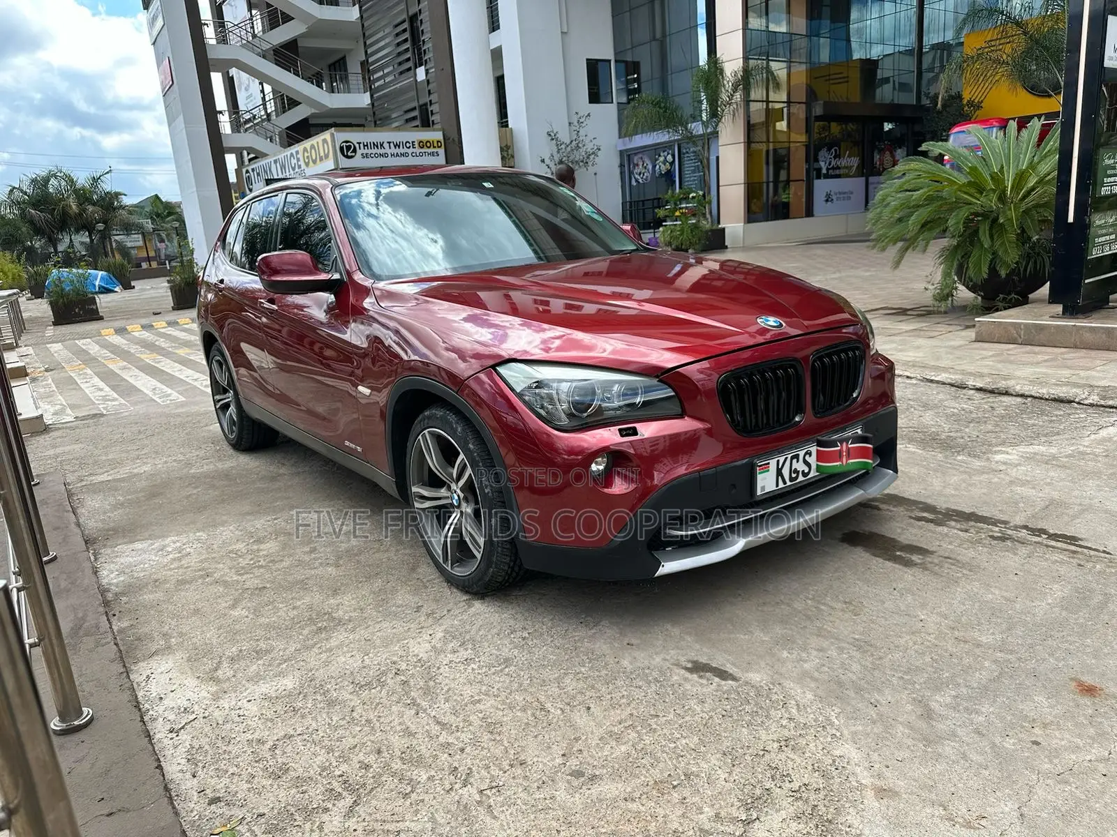 BMW X1 2011 Maroon
