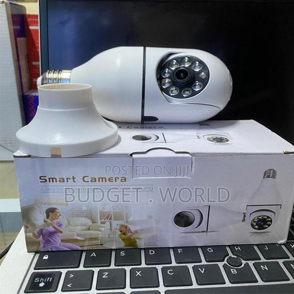 Wireless 360° Bulb Camera for Home and Office Surveillance