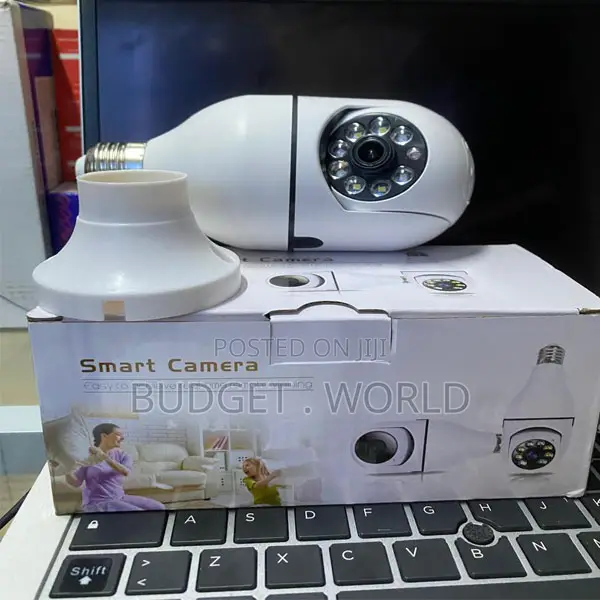 Wireless 360° Bulb Camera for Home and Office Surveillance