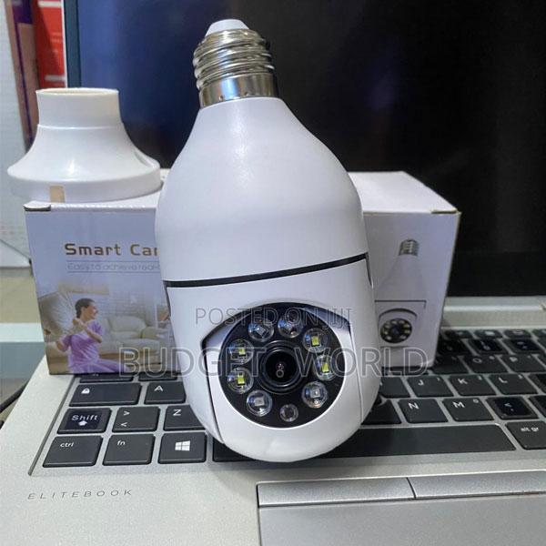 Smart Wifi PTZ Bulb Camera With Full Hd Panoramic Coverage