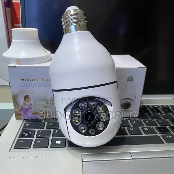 Smart Wifi PTZ Bulb Camera With Full Hd Panoramic Coverage