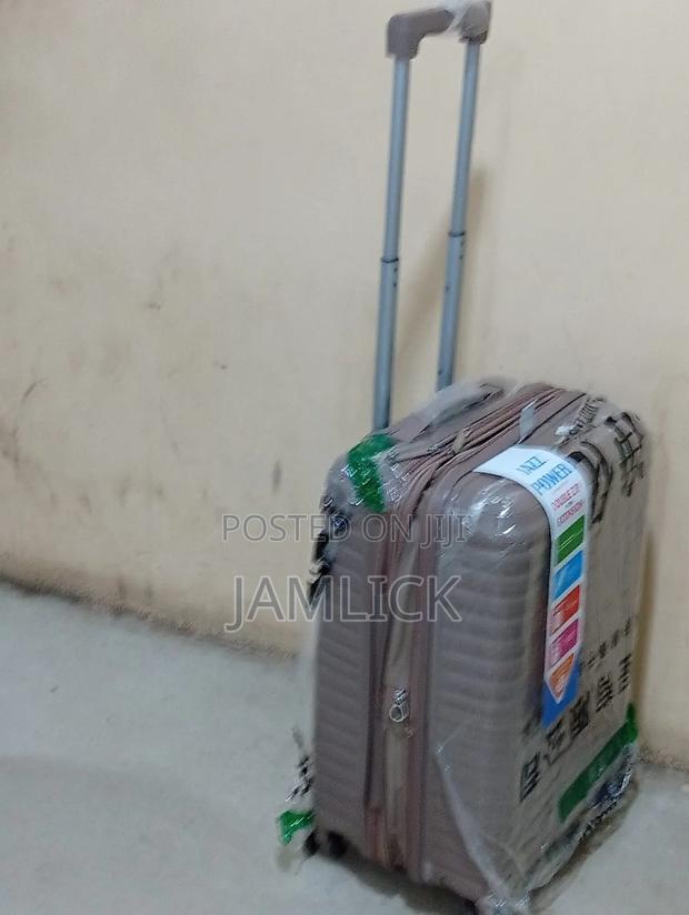 Brown Medium Size Unbreakable Rubber Suitcase - thumbnail 4
