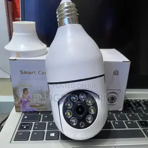 360° Full Hd Bulb Security Camera With Remote Viewing and Audio