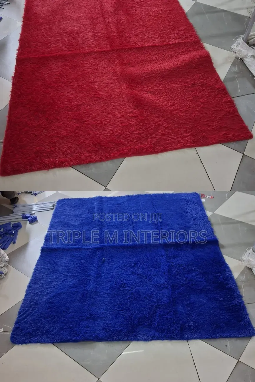 Child-Safe Non-Toxic Plain Fluffy Play Carpet