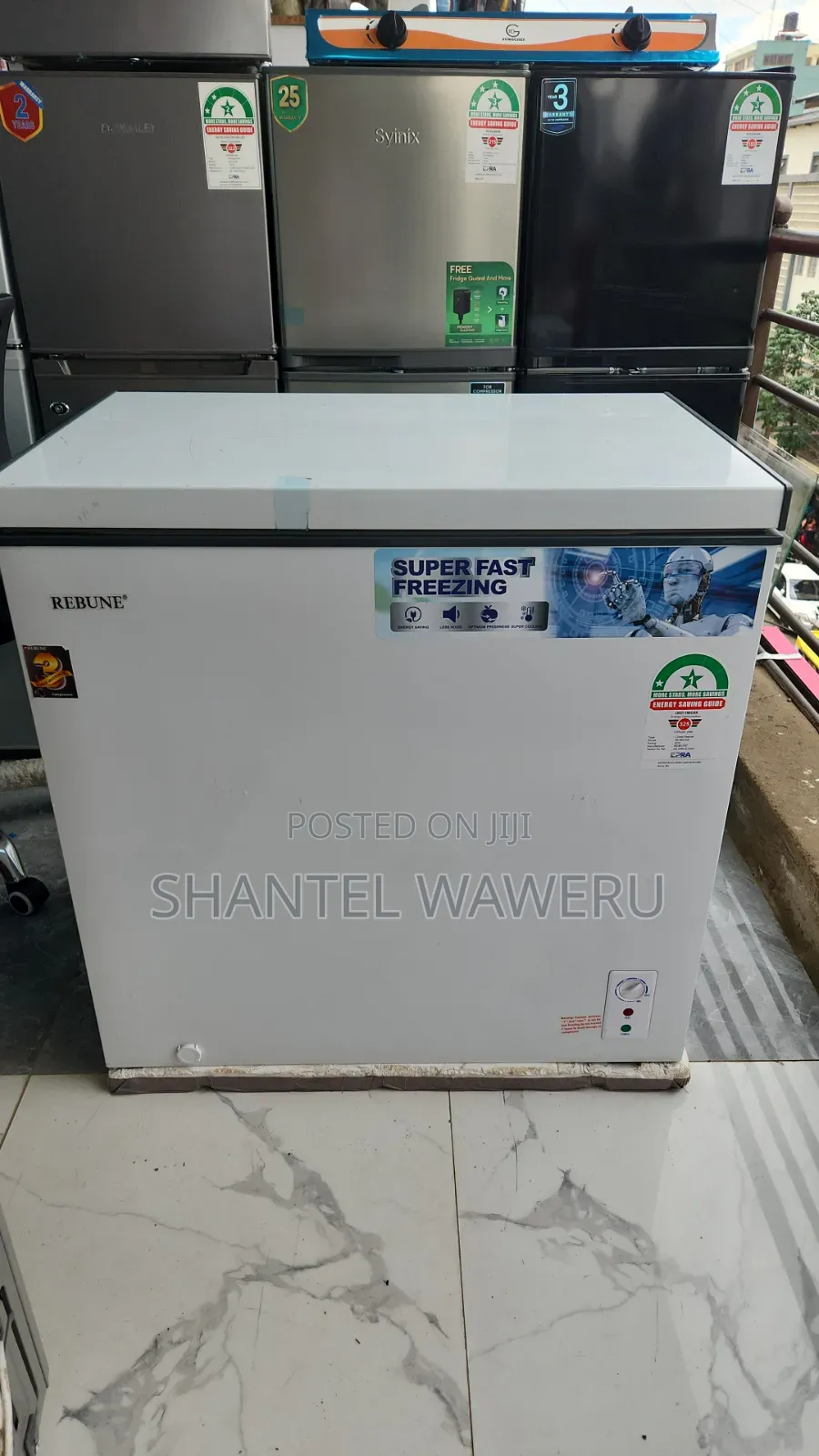 White Rebune Deep Freezer 200litres