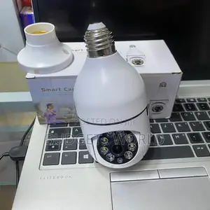 360° Smart Bulb Camera With PTZ Control and Hd Night Vision