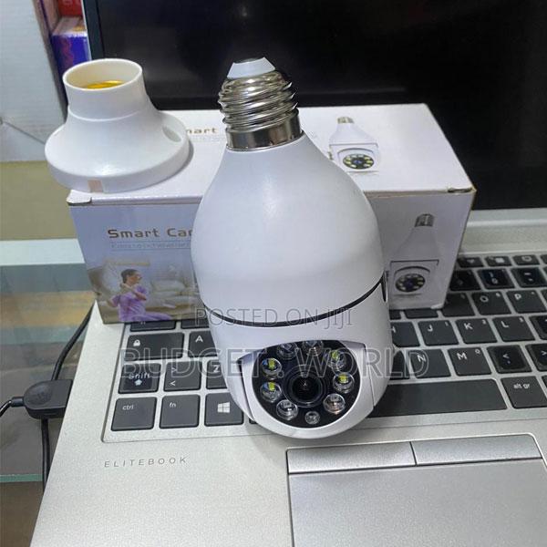 360° Smart Bulb Camera With PTZ Control and Hd Night Vision