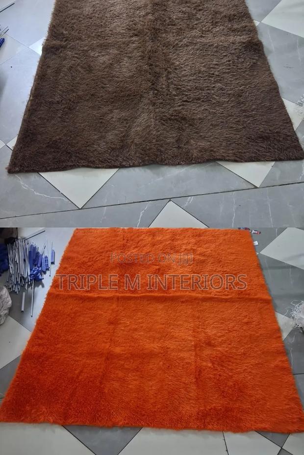 Premium Cushioned Plain Fluffy House Decor Rug