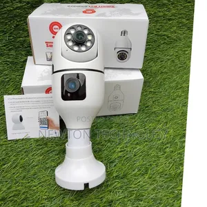Dual Lens Bulb PTZ Camera (V380 Pro)