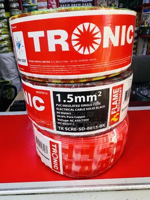 Tronic 1.5mm Single Core Wiring Cables – Durable Cable
