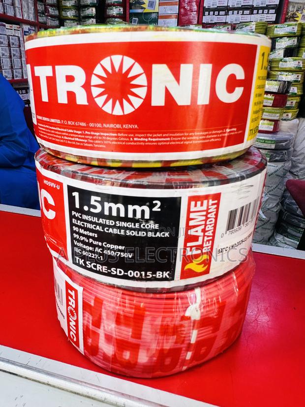 Tronic 1.5mm Single Core Wiring Cables – Premium Copper